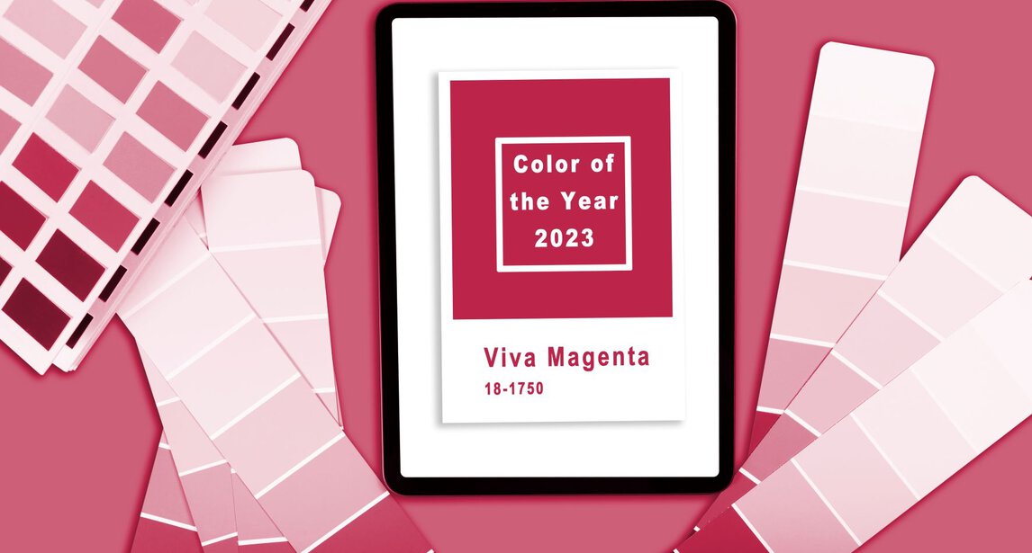 Viva Magenta - Trendfarbe 2023 | © shutterstock - Alim Yakubov