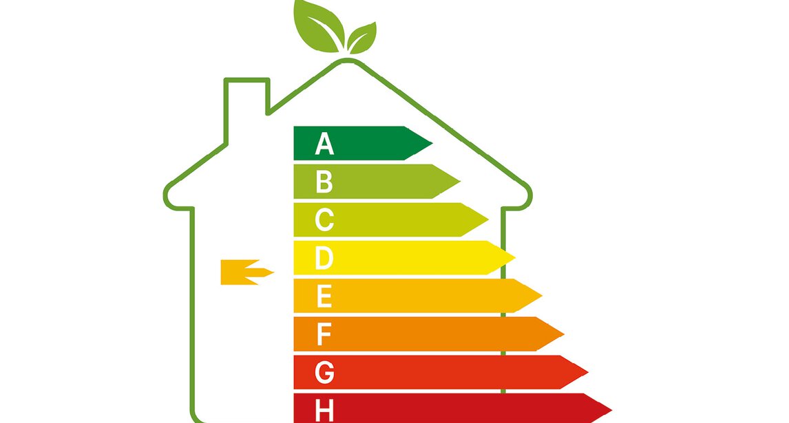 Der Energieausweis enthält die Gebäudeeffizienzklasse der jeweiligen Immobilie. 