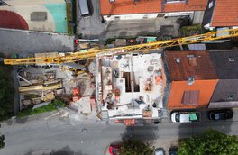 Von oben zeigt sich die ideale städtische Nachverdichtung | © HausBauHaus GmbH