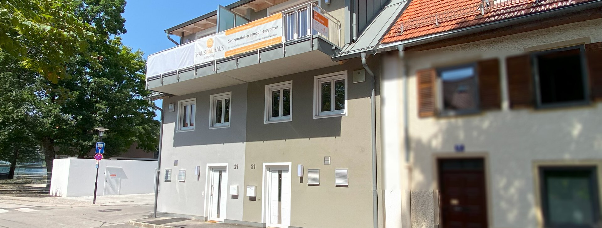 Neubauvorhaben BW21 in Traunstein - moderne Reihenhäuser - erfolgreich umgesetzt | © HausBauHaus GmbH