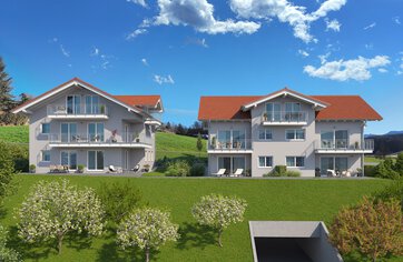 Neubauprojekt mit Hochfellnblick | Immobilien HausBauHaus | Bergen  | © HausBauHaus GmbH