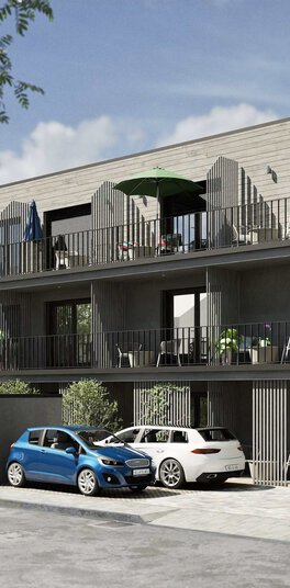 Visualisierung, Studentenapartments, Neubauprojekt, Bauträgervertrieb | © HausBauHaus GmbH