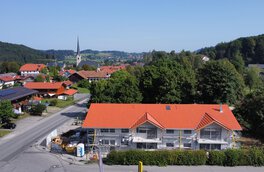 Baufortschritt August | Neubauwohnungen - direkt am Kurpark | Bergen im Chiemgau - HausBauHaus Immobilien | © HausBauHaus GmbH