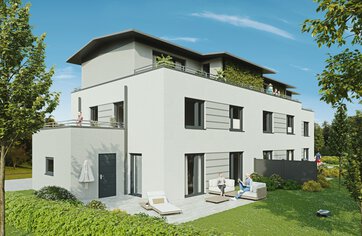 Neubauprojekt Traunstein | K5 | Reihenhaus in Traunstein | © HausBauHaus GmbH