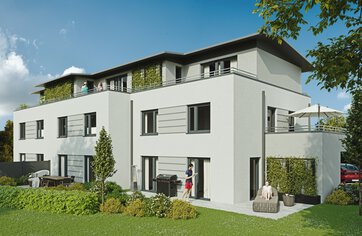 Neubauprojekt Traunstein | K5 | Reihenhaus in Traunstein | © HausBauHaus GmbH