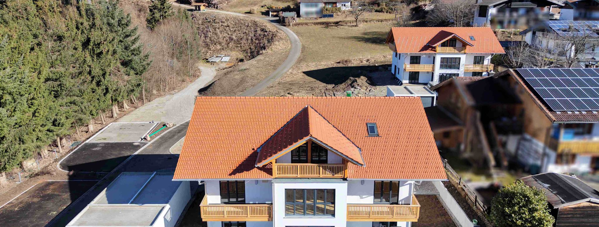 Neubauprojekt, Obergeschoss, Dachgeschoss, Bauträgervertrieb, Chiemgau, Ruperti | © HausBauHaus Immobilien GmbH