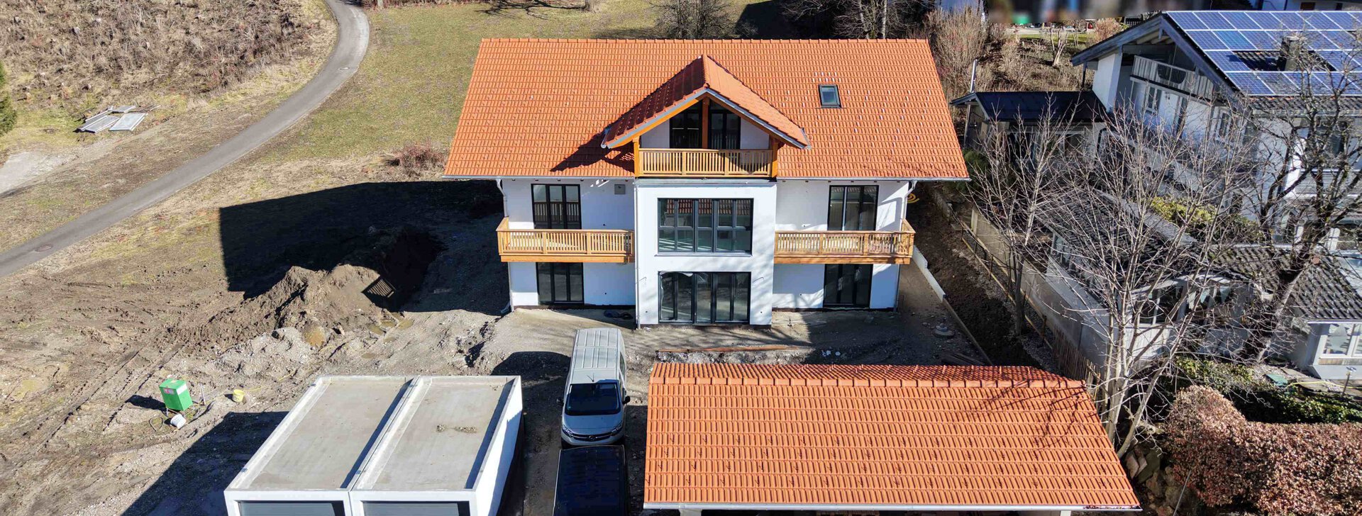 Neubauprojekt, Obergeschoss, Dachgeschoss, Bauträgervertrieb, Chiemgau, Ruperti | © HausBauHaus Immobilien GmbH