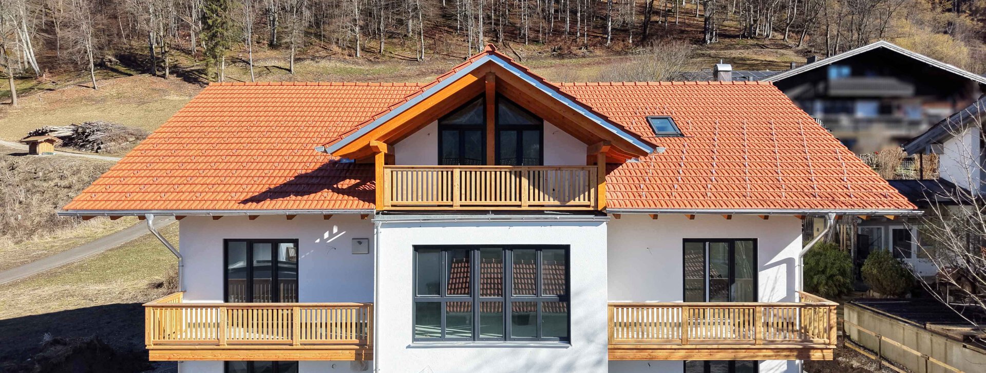 Neubauprojekt, Obergeschoss, Dachgeschoss, Bauträgervertrieb, Chiemgau, Ruperti | © HausBauHaus Immobilien GmbH