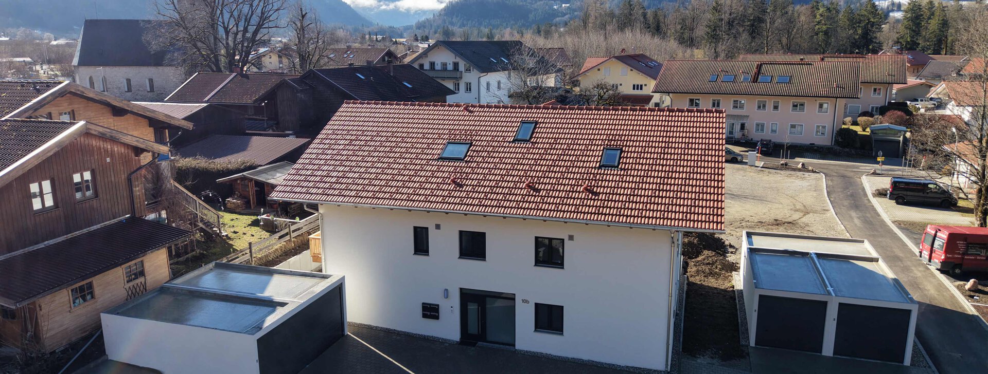 Neubauprojekt, Obergeschoss, Dachgeschoss, Bauträgervertrieb, Chiemgau, Ruperti | © HausBauHaus Immobilien GmbH