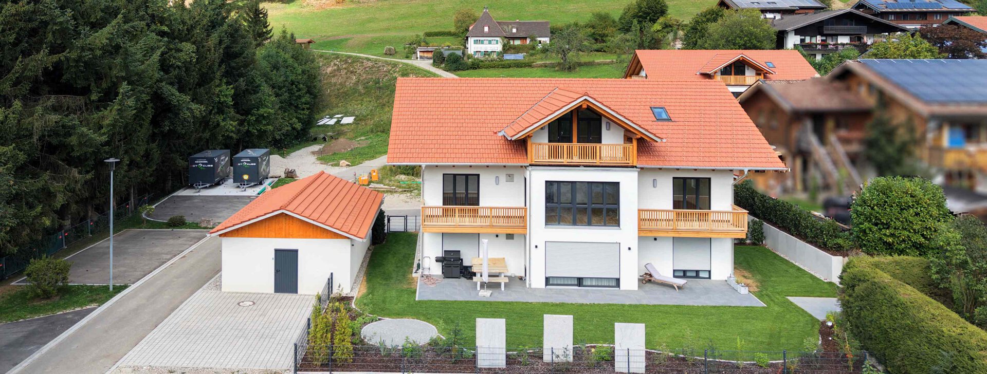Neubauprojekt, Obergeschoss, Dachgeschoss, Bauträgervertrieb, Chiemgau, Ruperti | © HausBauHaus GmbH