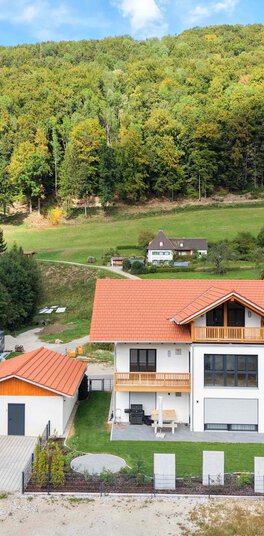 Neubauprojekt, Obergeschoss, Dachgeschoss, Bauträgervertrieb, Chiemgau, Ruperti | © HausBauHaus GmbH