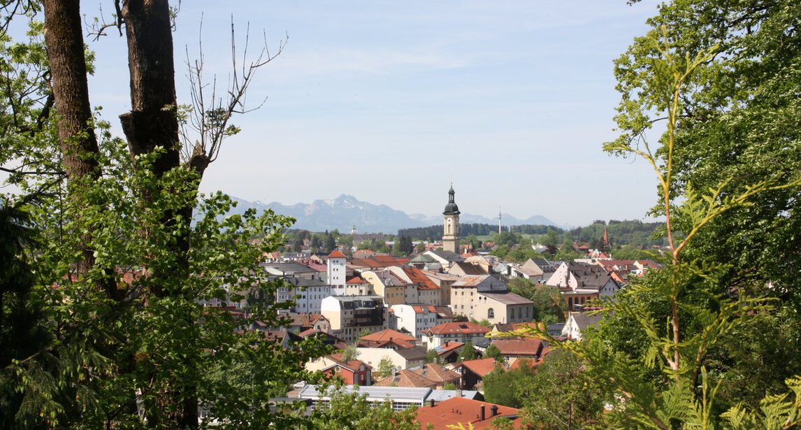 Ausblick über Traunstein | HausBauHaus Immobilien | © HausBauHaus GmbH