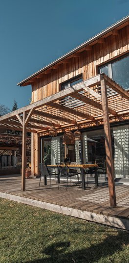 Einfamilienhaus, haus, traumhaus, aufham, Anger, Holzhaus, nachhaltig wohnen, nachhaltigkeit, Immobilien, hausbauhaus, Berchtesgadener land | © HausBauHaus GmbH