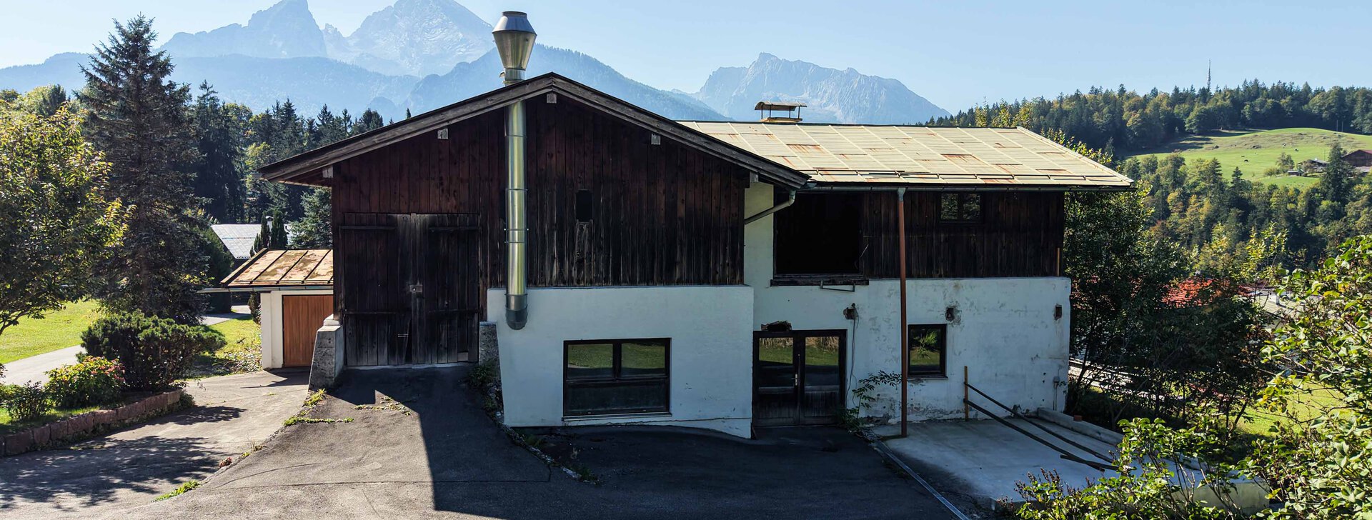 liegenschaft, entwicklungsperspektive, blick auf den watzmann, immobilien, berchtesgadener land, hausbauhaus | © HausBauHaus GmbH 