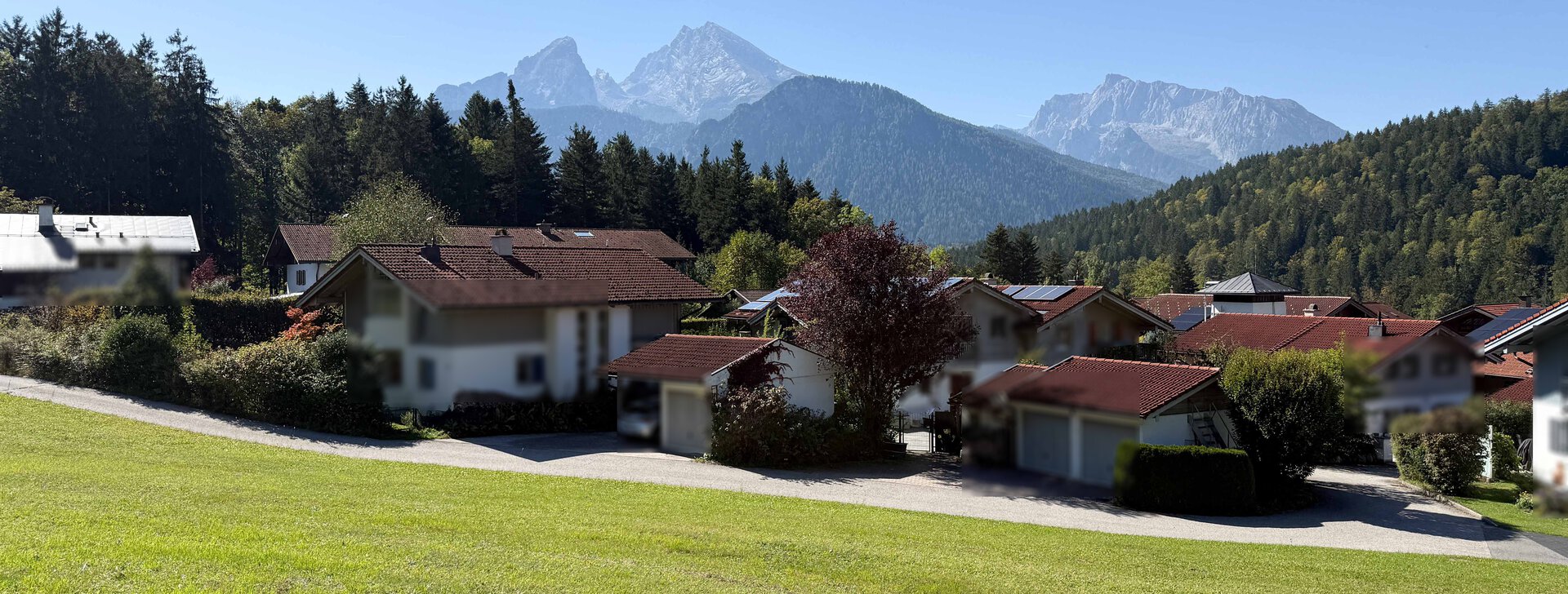 liegenschaft, entwicklungsperspektive, blick auf den watzmann, immobilien, berchtesgadener land, hausbauhaus | © HausBauHaus GmbH 