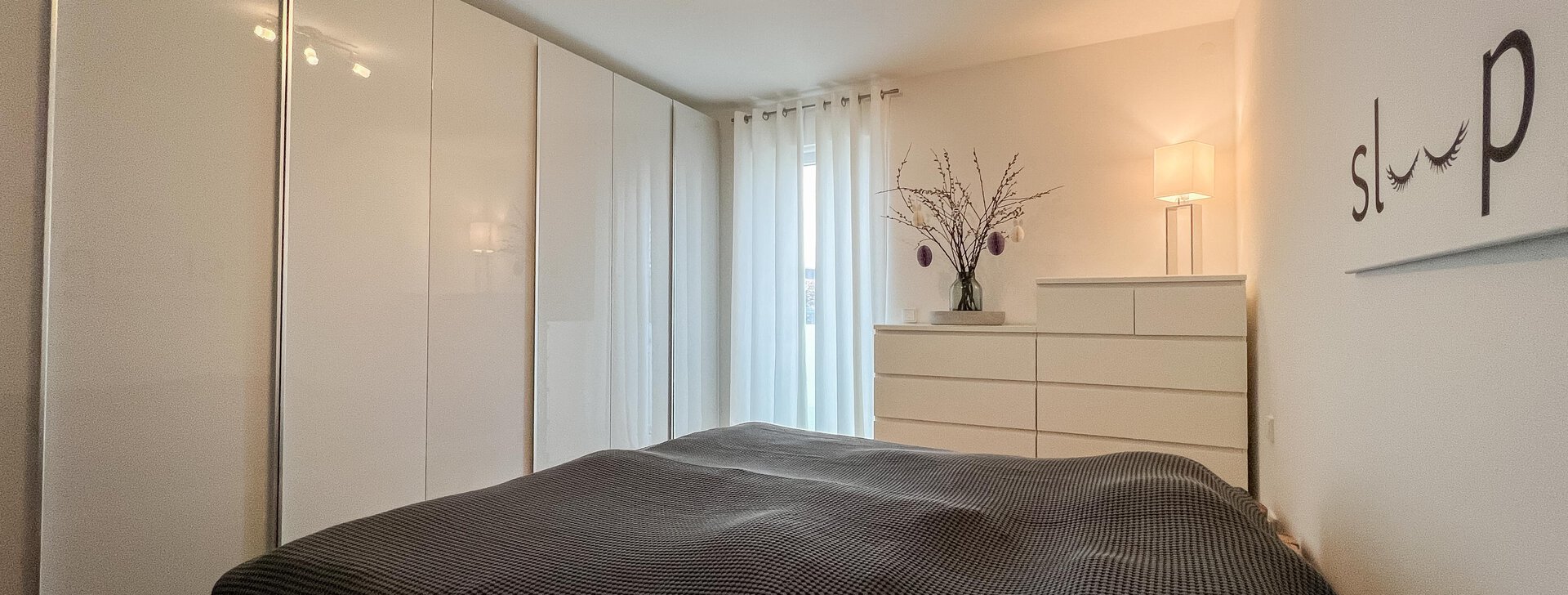 3-Zimmer-Gartenwohnung in Landshut - Schlafen | © HausBauHaus GmbH Traunstein