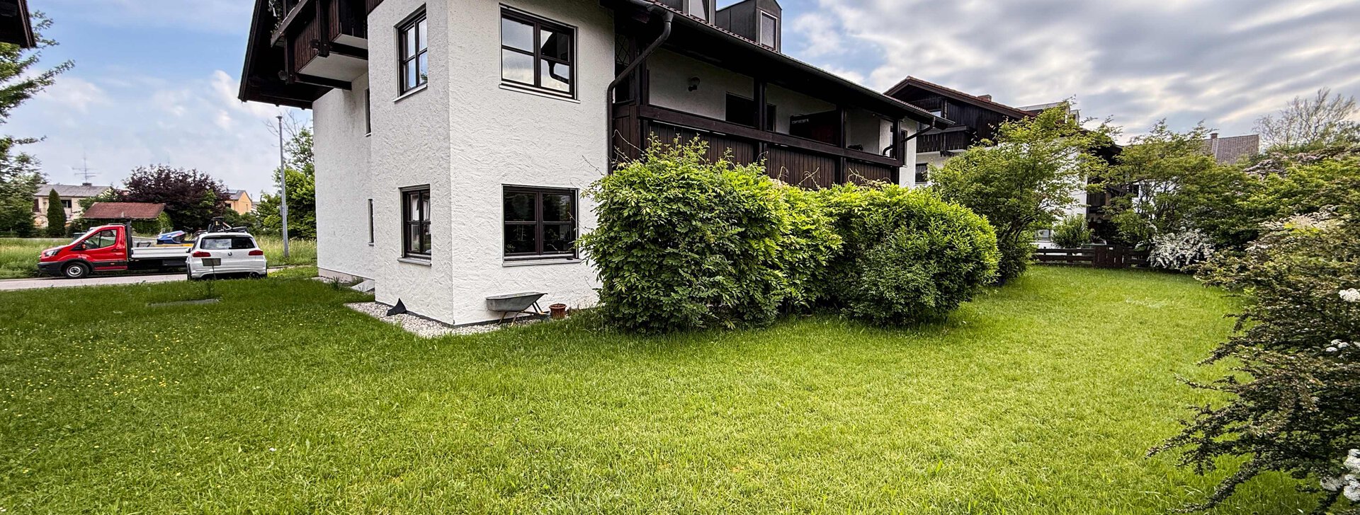 Außenansicht, 3-Zimmer-Wohnung, Immobilie kaufen, Rosenheim  | © HausBauHaus GmbH 
