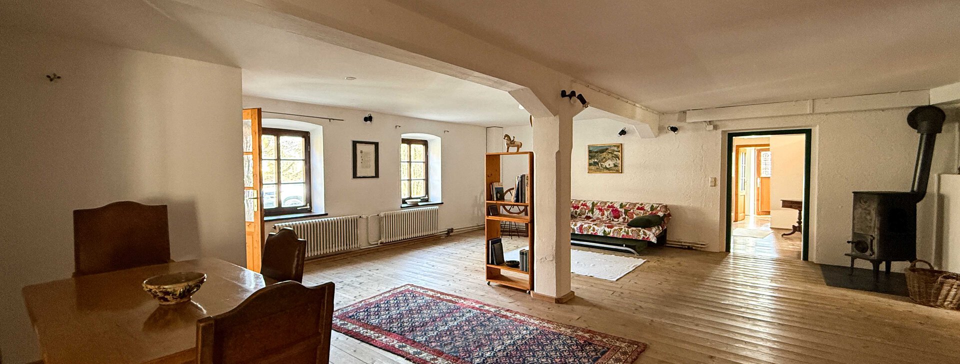 Bäuerliches Anwesen, Immobilie kaufen, Trostberg, Bergblick | © HausBauHaus GmbH 