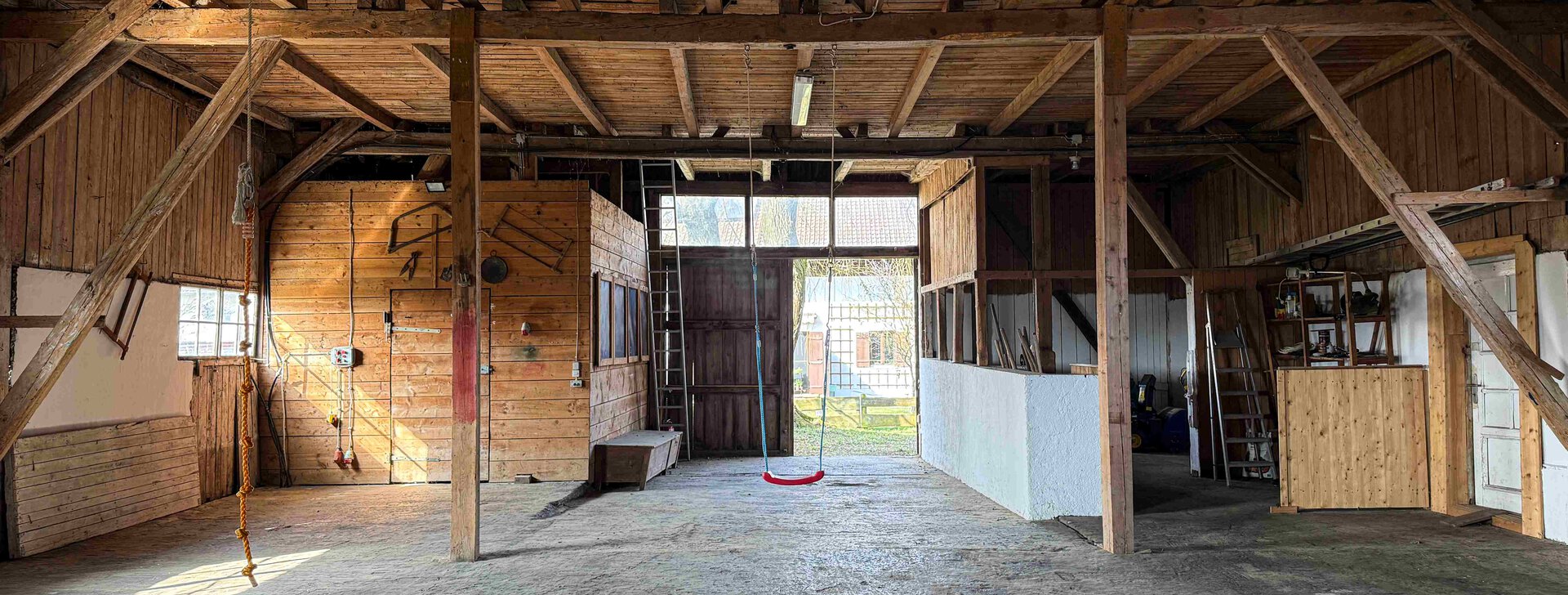 Bäuerliches Anwesen, Immobilie kaufen, Trostberg, Bergblick | © HausBauHaus GmbH 