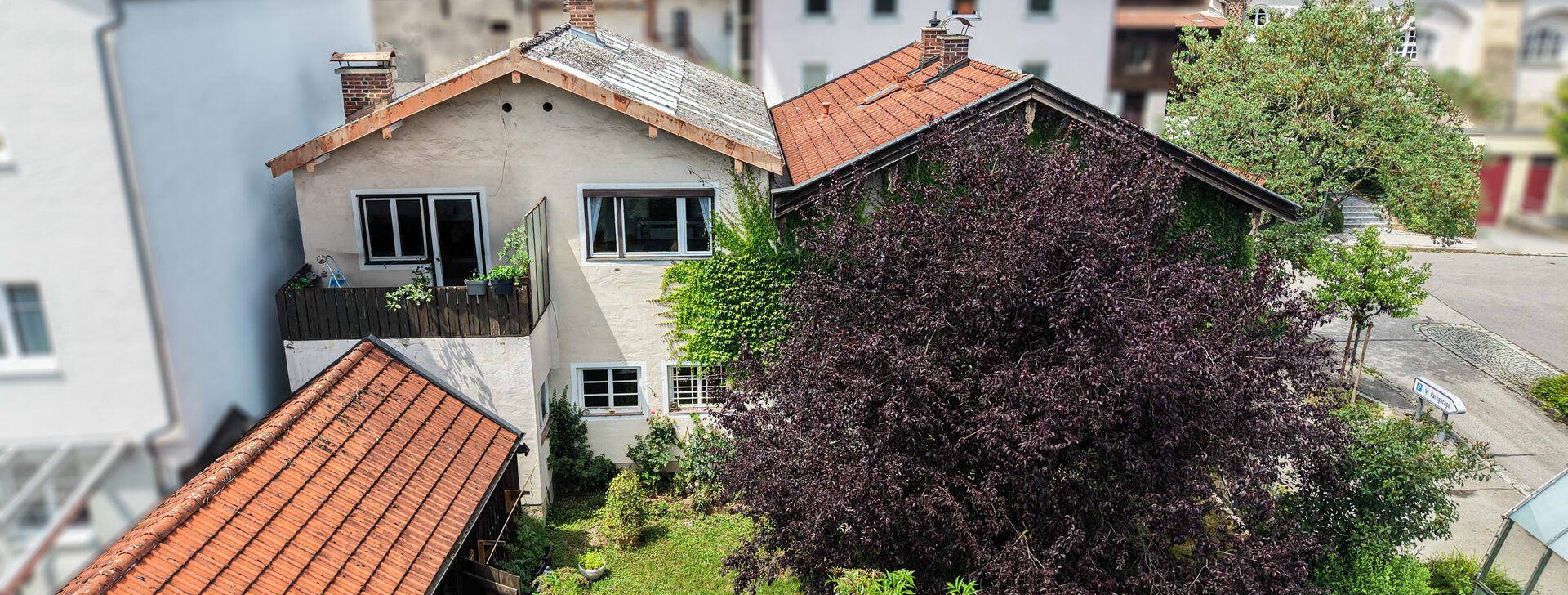 Häuser in Trostberg, Immobilie renovieren, Alz, Zentrale Lage, Altstadt, Bauträgerobjekt, Renovierungsbedürftige Häuser, Entwicklungspotenzial | © HausBauHaus GmbH