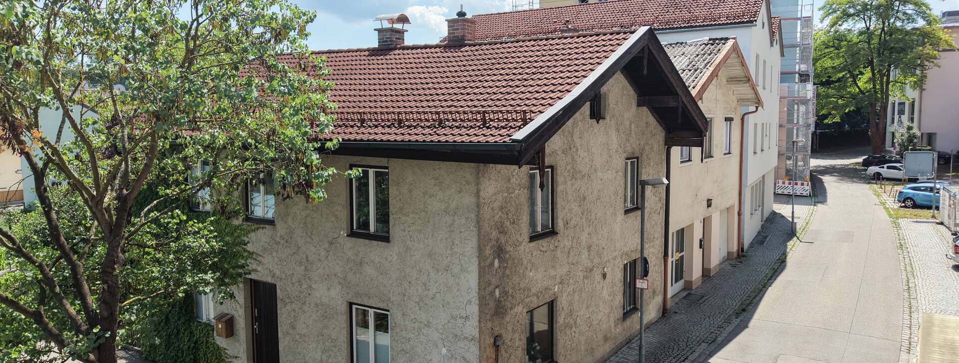 Häuser in Trostberg, Immobilie renovieren, Alz, Zentrale Lage, Altstadt, Bauträgerobjekt, Renovierungsbedürftige Häuser, Entwicklungspotenzial | © HausBauHaus GmbH