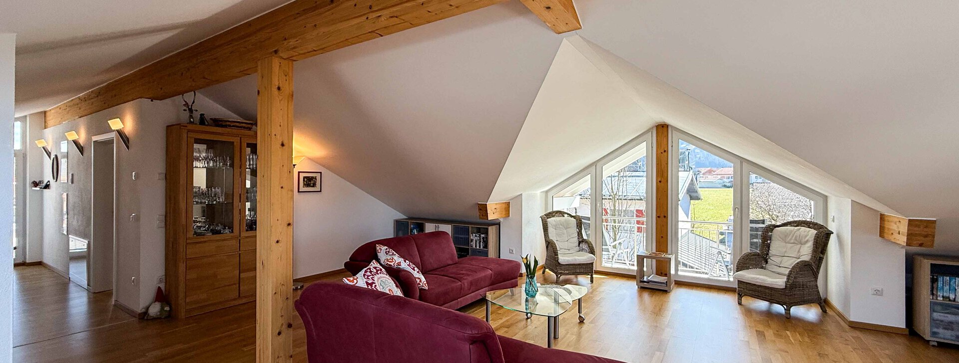 Wohnung, dachgeschoss, Eigentumswohnung, Immobilien, bergen, Wohnung kaufen, hausbauhaus, chiemgau | © HausBauHaus GmbH