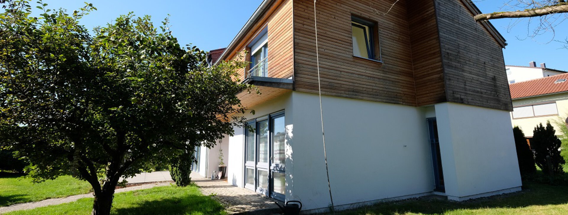 Außenansicht,  Immobilie kaufen, Einfamilienhaus Burghausen | © HausBauHaus GmbH