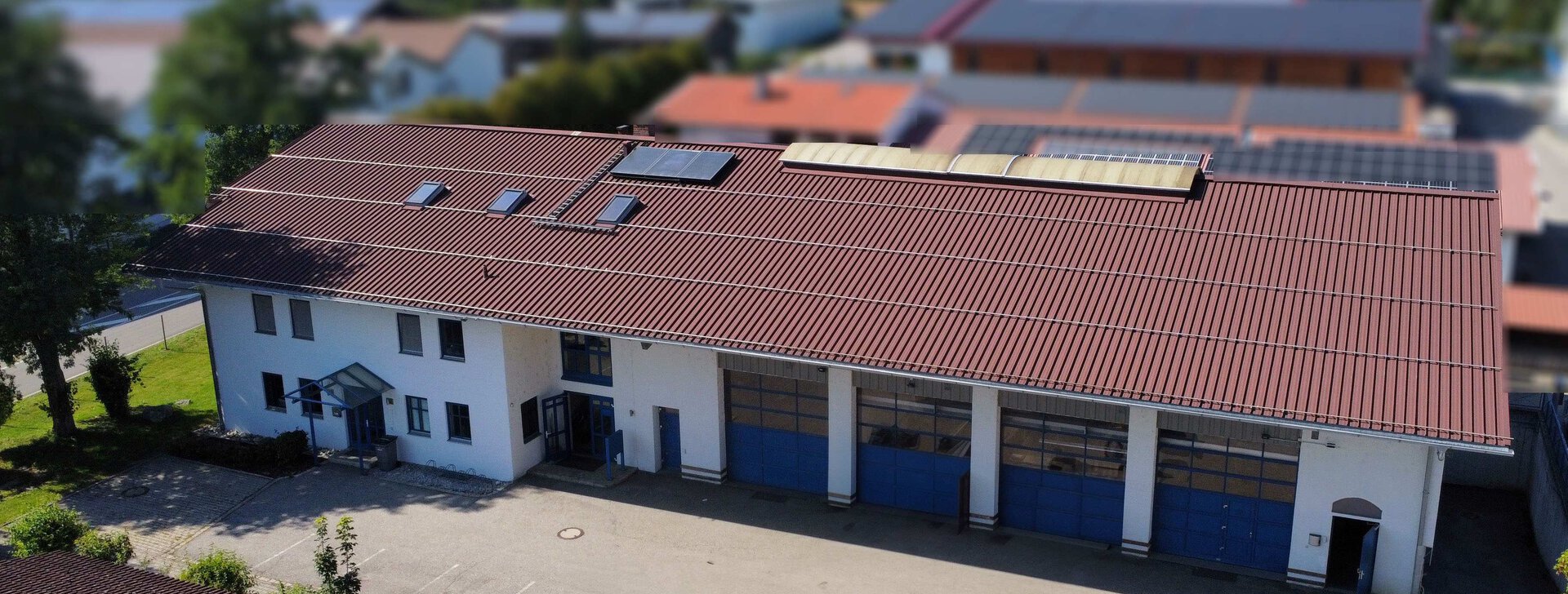 Außenansicht, Gewerbeobjekt zur Miete, Chieming-Egerer  | © HausBauHaus GmbH 