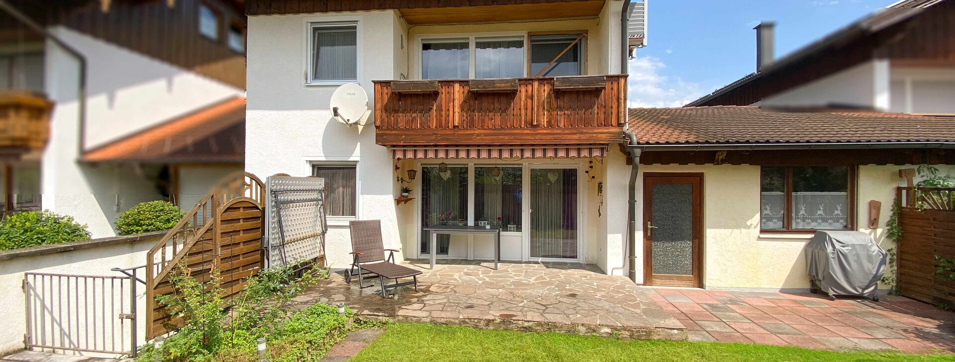 Außenansicht mit Garten, Einfamilienhaus in Freilassing, Immobilie kaufen, Freilassing  | © HausBauHaus GmbH 