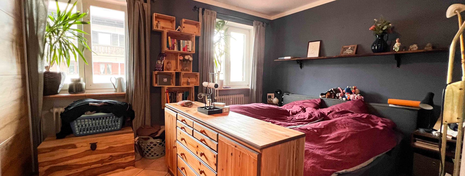 Schlafzimmer, Immobilie kaufen, 2-Zimmer Wohnung in Marquartstein  | © HausBauHaus GmbH