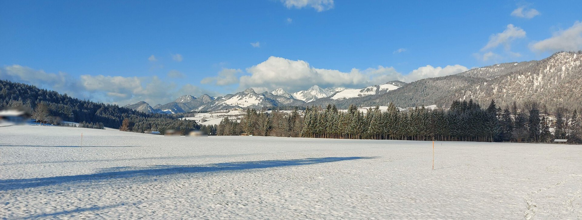 Ausblick auf die Berge, Baugrundstück, Grundstück kaufen, Reit im Winkl  | © HausBauHaus GmbH 