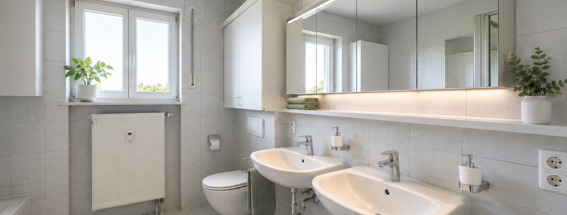 Wohnung am See - Badezimmer  | © HausBauHaus GmbH 