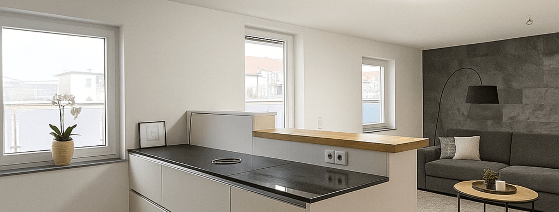 3-Zimmer-Wohnung, Eigentumswohnung, Immobilie kaufen, Traunreut  | © KI generiert 