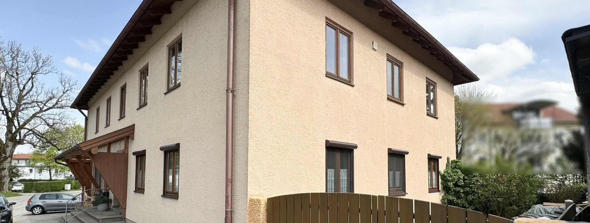 Außenansicht, 2-Zimmer-Wohnung in Traunstein, Immobilie kaufen, Traunstein | © HausBauHaus GmbH 