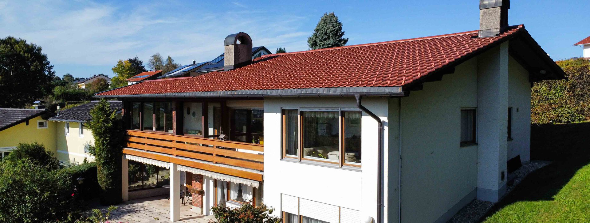 Außenansicht, Immobilie kaufen, Einfamilienhaus Wartberghöhe Traunstein | © HausBauHaus GmbH