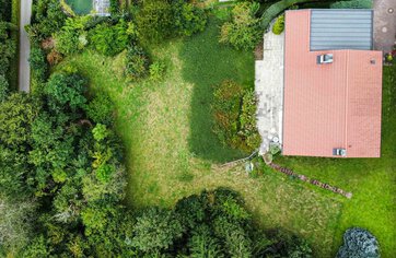 Blick von oben, Immobilie kaufen, Einfamilienhaus Wartberghöhe Traunstein | © HausBauHaus GmbH