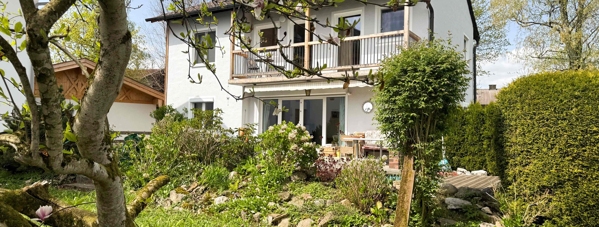 Außenansicht, Einfamilienhaus, Immobilie kaufen, Wolkersdorf-Traunstein | © HausBauHaus GmbH 