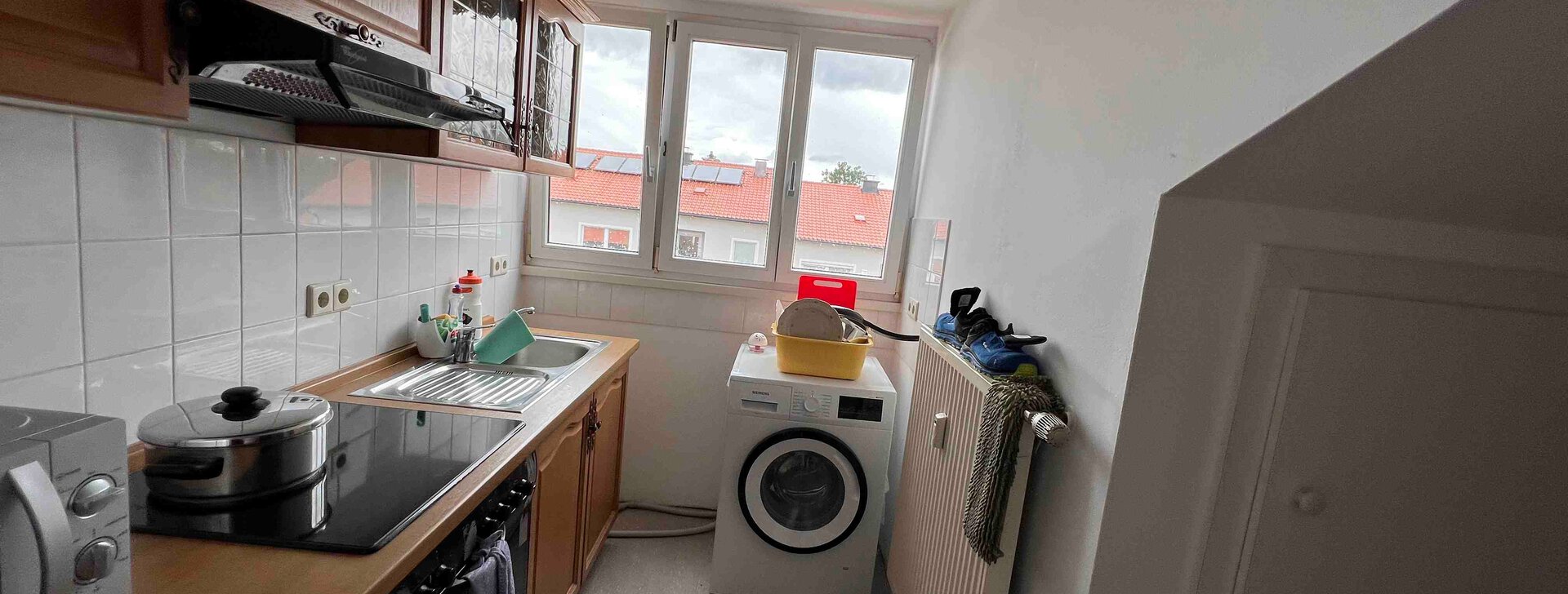 Küche Dachgeschosswohnung in Traunstein, Immobilie mieten, Traunstein | © HausBauHaus GmbH