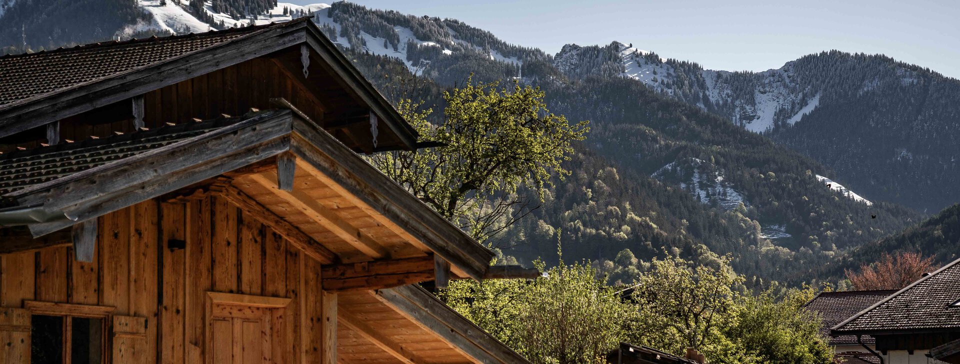 bauernsacherl, unterwoessen, achental, bergblick, historie, chalet, chiemgau, berge, immobilien, luxus, spa, sauna | © HausBauHaus GmbH, Fox-Flair Photography Christopher Busch
