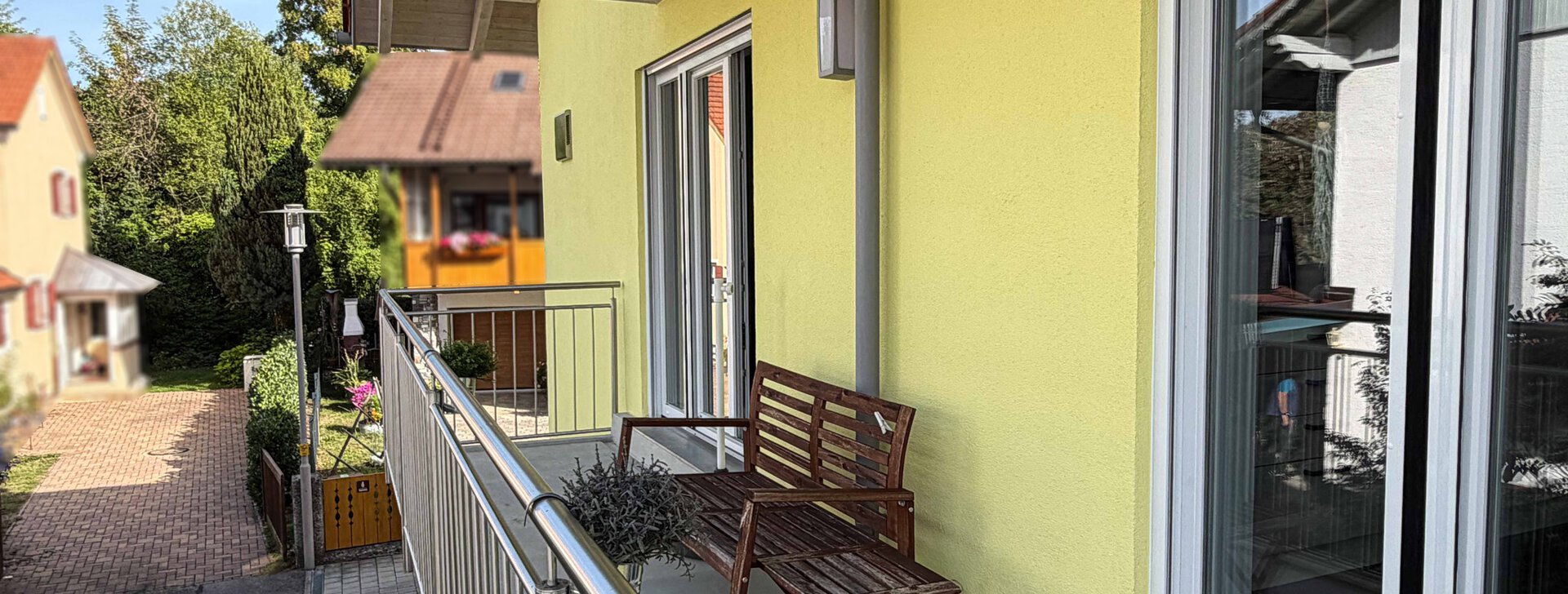 3-Zimmer-Wohnung, Waging am See, Ferienwohnung am See, Zwei Balkone, Moderne Ausstattung | © HausBauHaus GmbH