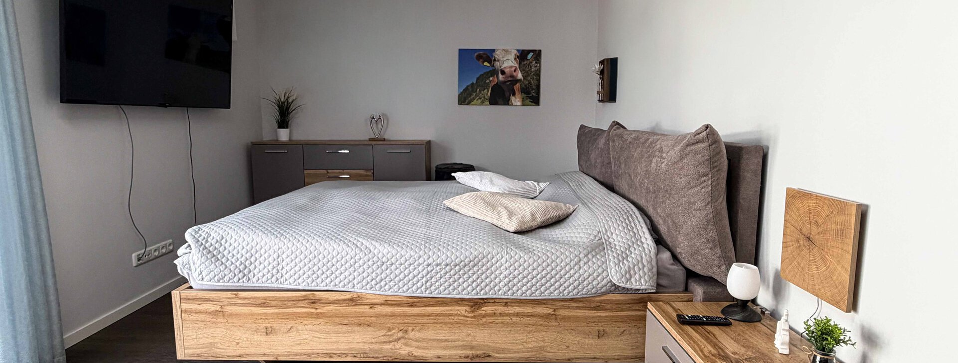 3-Zimmer-Wohnung, Waging am See, Ferienwohnung am See, Zwei Balkone, Moderne Ausstattung | © HausBauHaus GmbH