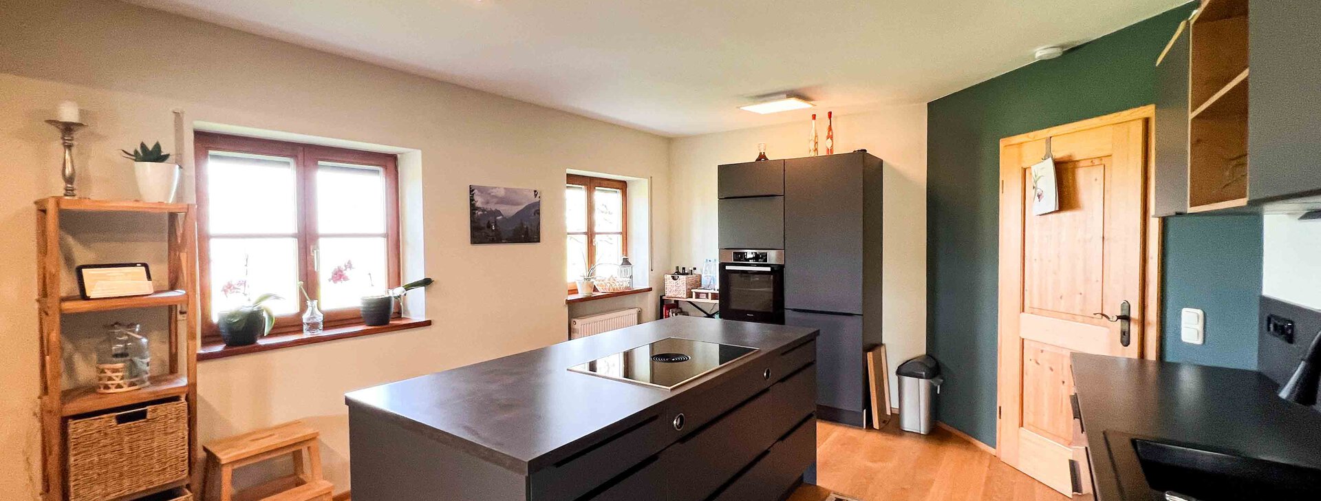 Kochbereich mit Küche, Haus mit einzigartigem Blick, Immobilie kaufen, St.Leonhard - Wonneberg  | © HausBauHaus GmbH 